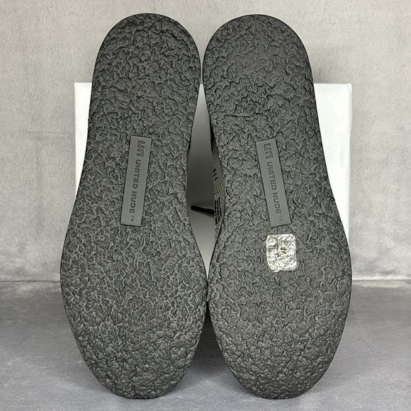 🔥🔥🔥United Nude Black & Gray Platform Shoes w/Transparent Panels Size: 39/8.5🔥🔥🔥 - Picture 6 of 9